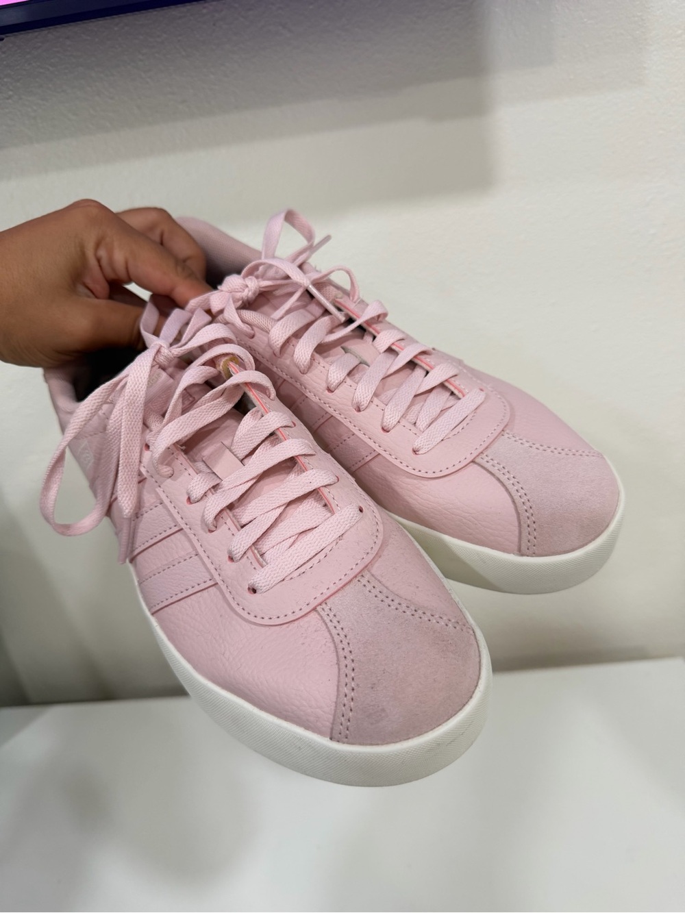 adidas Pink Low-Profile Women's Lace-Up Sneakers